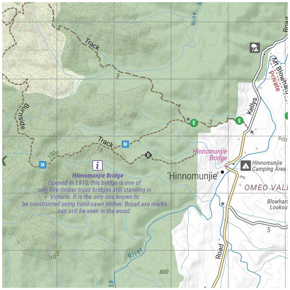 Hema High Country Vic - North East Map, , bcf_hi-res