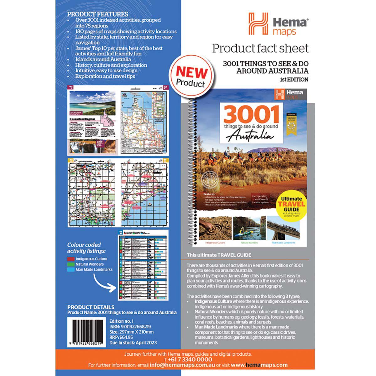 HEMA 3001 Things To See and Do Around Australia, , bcf_hi-res