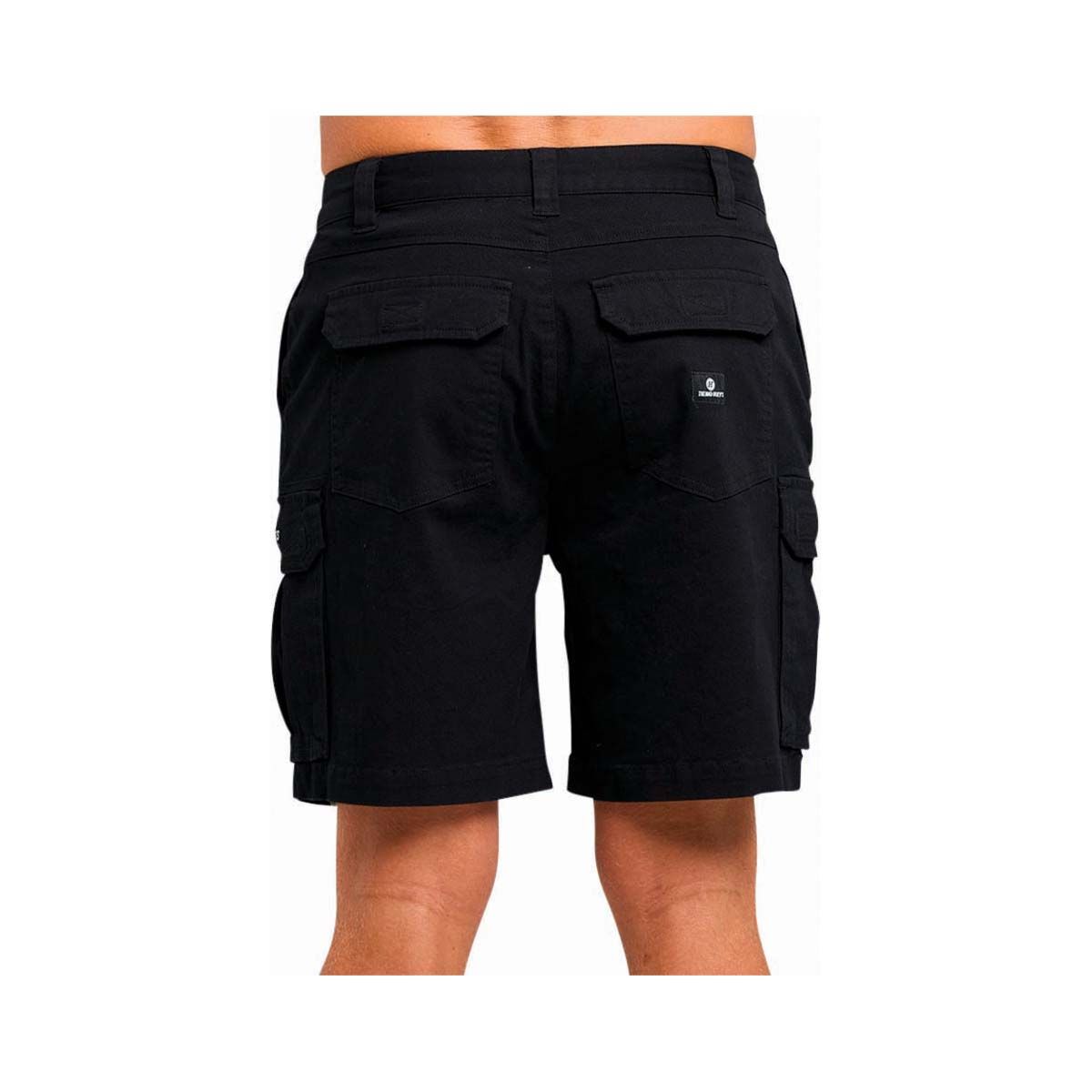 The Mad Hueys Men's Snagged Cargo Shorts 20in, Black, bcf_hi-res