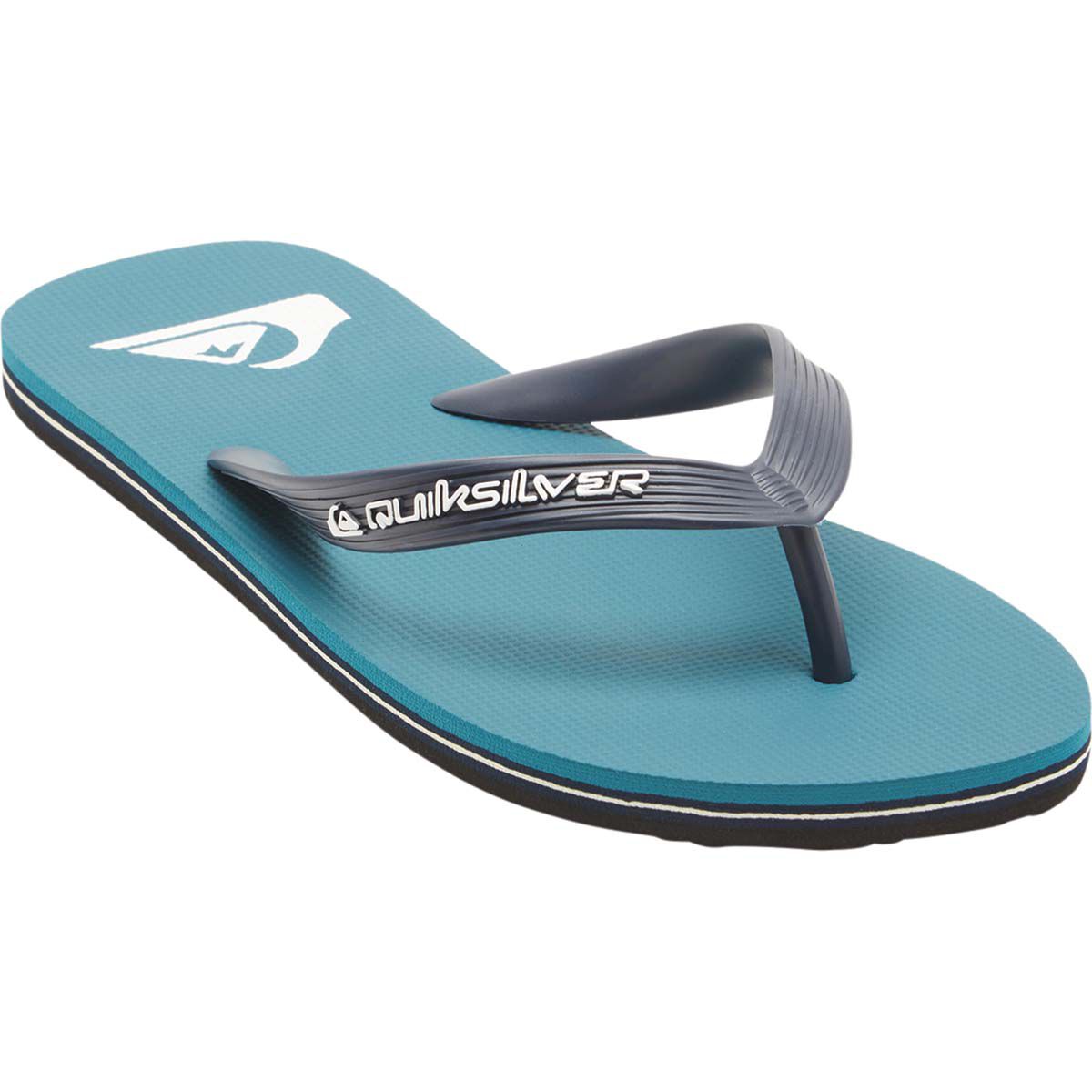 Quiksilver Men's Molokai Core Thongs Blue 8, Blue, bcf_hi-res