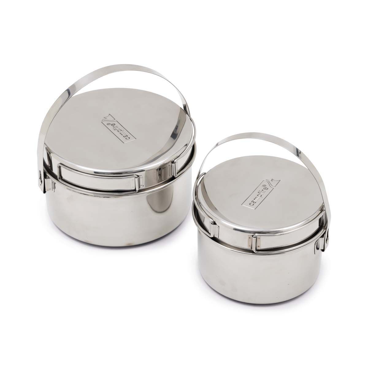 Campfire 4 Piece Stainless Steel Pots BCF