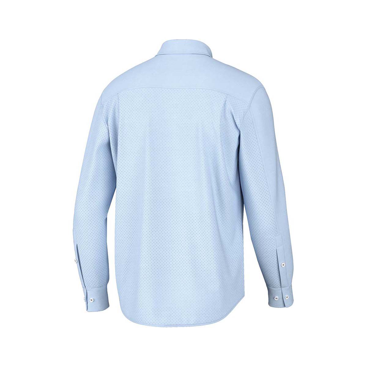 Huk Men's Tide Point Long Sleeve Fishing Shirt Ice Water XL, Ice Water, bcf_hi-res