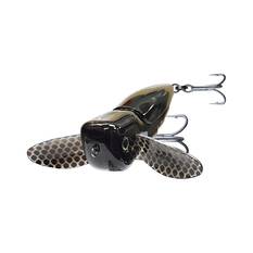 Warlock Cod Hopper Surface Lure 9.8cm Black, Black, bcf_hi-res