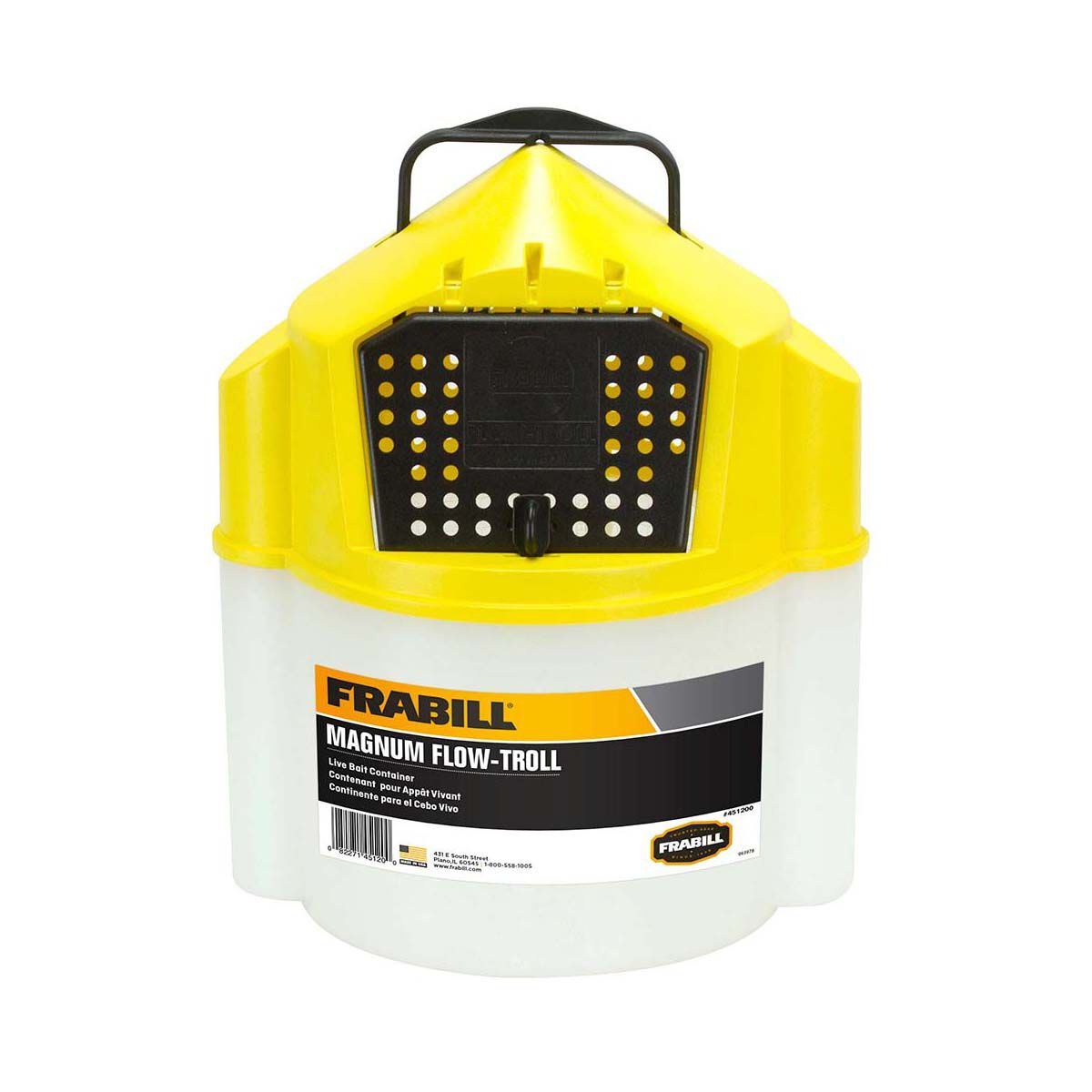 Frabill Live Bait Bucket Magnum FlowTroll 11 Litres BCF