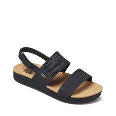 REEF Women’s Water Vista Sandals Black / Tan 6, Black / Tan, bcf_hi-res