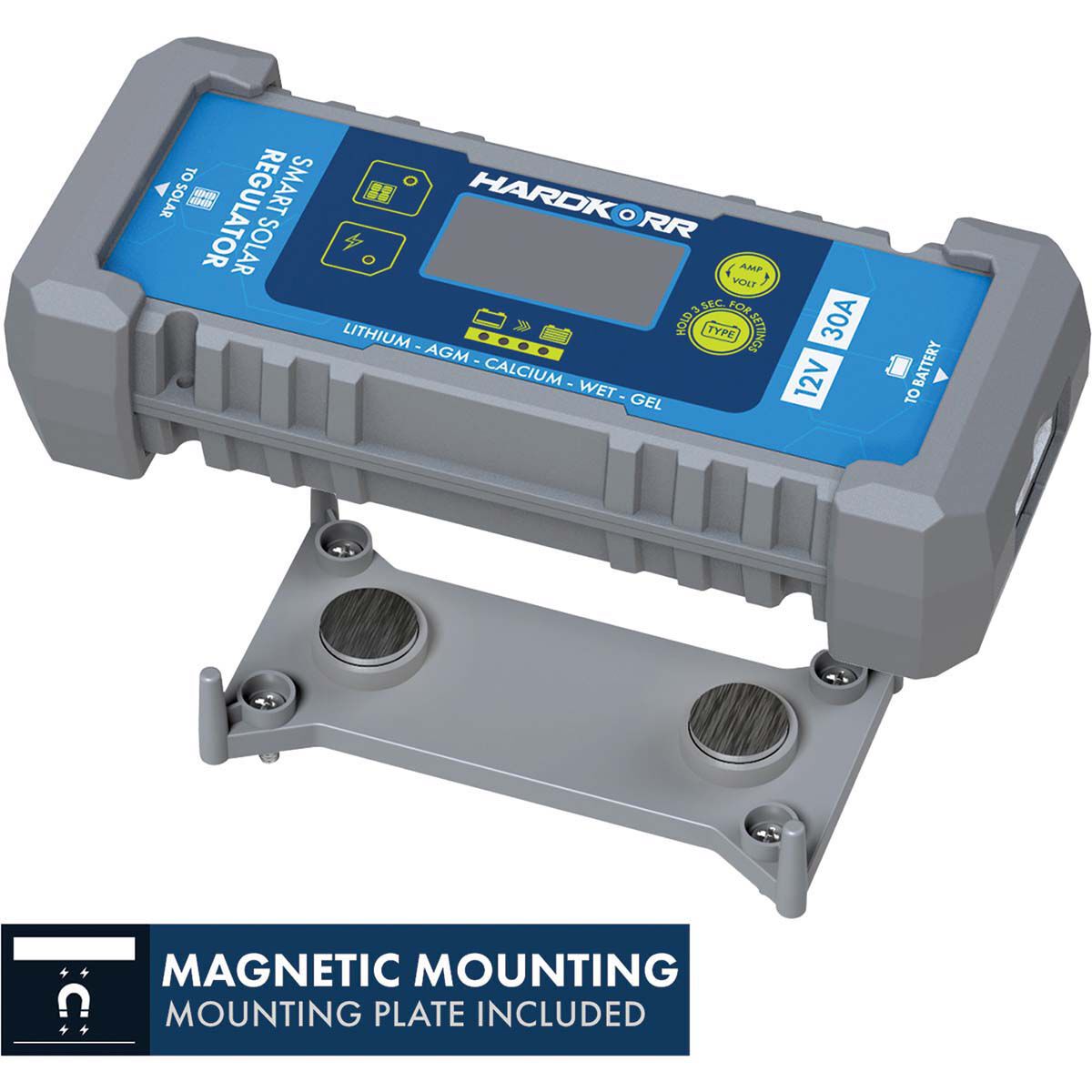 HardKorr 30A 6 Stage PWM Solar Regulator, , bcf_hi-res