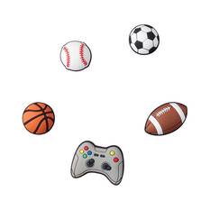 Crocs Jibbitz™ Sports 5 Pack, , bcf_hi-res