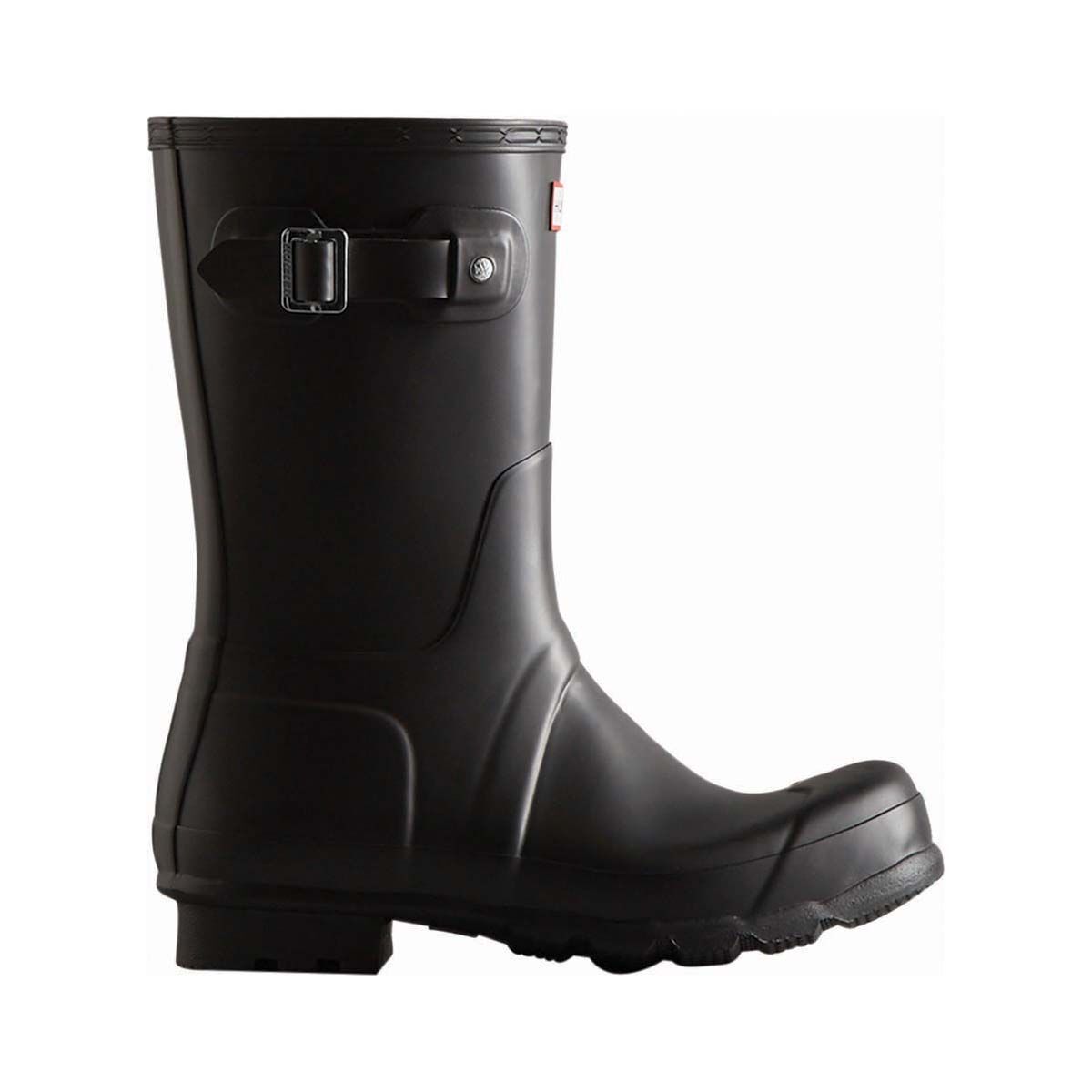 Hunter Men's Original Short Gumboots, Black, bcf_hi-res