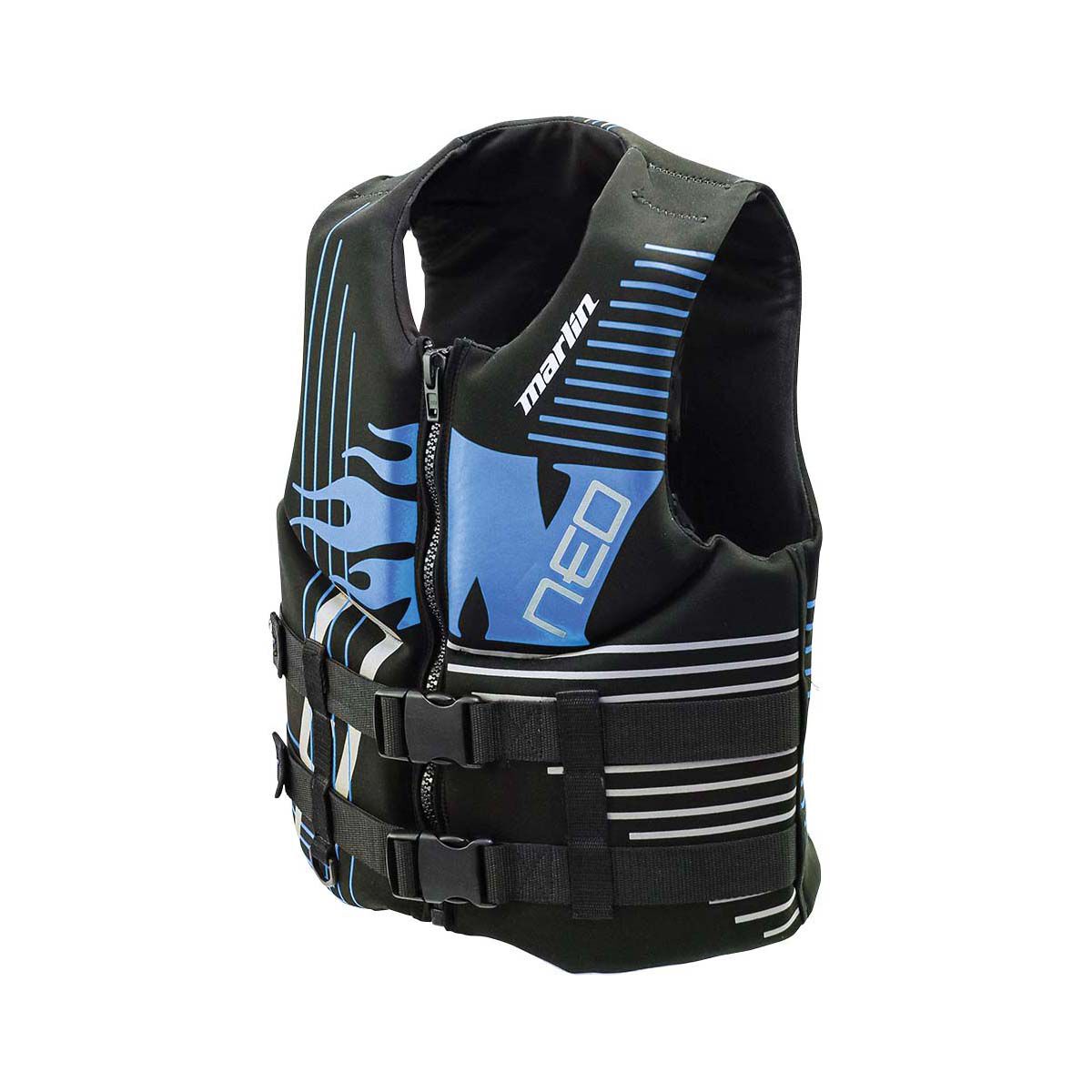 Marlin Australia Adult Neo Flame PFD 50S Blue S, Blue, bcf_hi-res