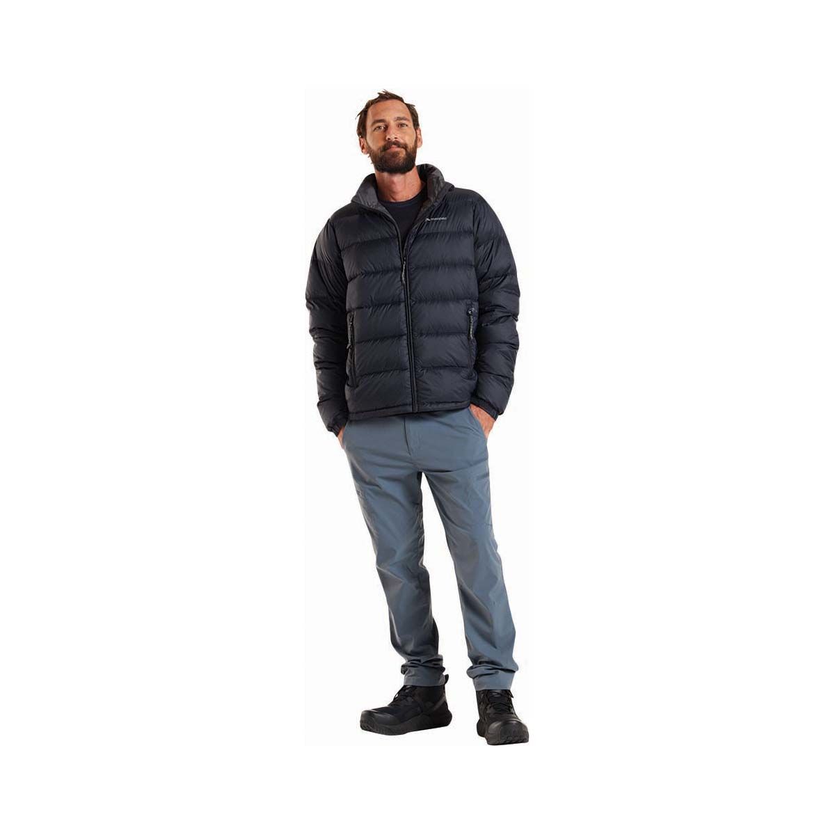 Macpac Men's Halo Down Puffer Jacket V2, Black, bcf_hi-res