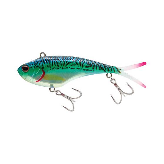 Nomad Vertrex Max Soft Vibe Lure 110mm Silver Green Mackerel, Silver Green Mackerel, bcf_hi-res