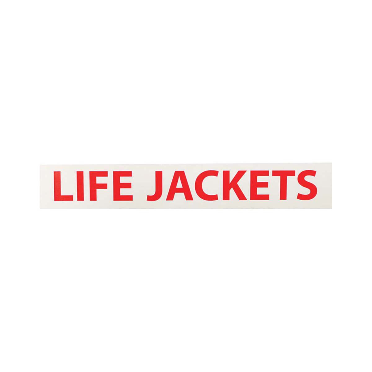 BLA Self Adhesive Life Jacket Boat Sticker, , bcf_hi-res