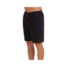 Quiksilver Waterman Men's Cabo Shore Cotton Shorts, Black, bcf_hi-res