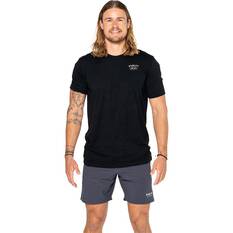 Oakley Men’s Beacon Elements Short Sleeve Tech Tee, Blackout, bcf_hi-res