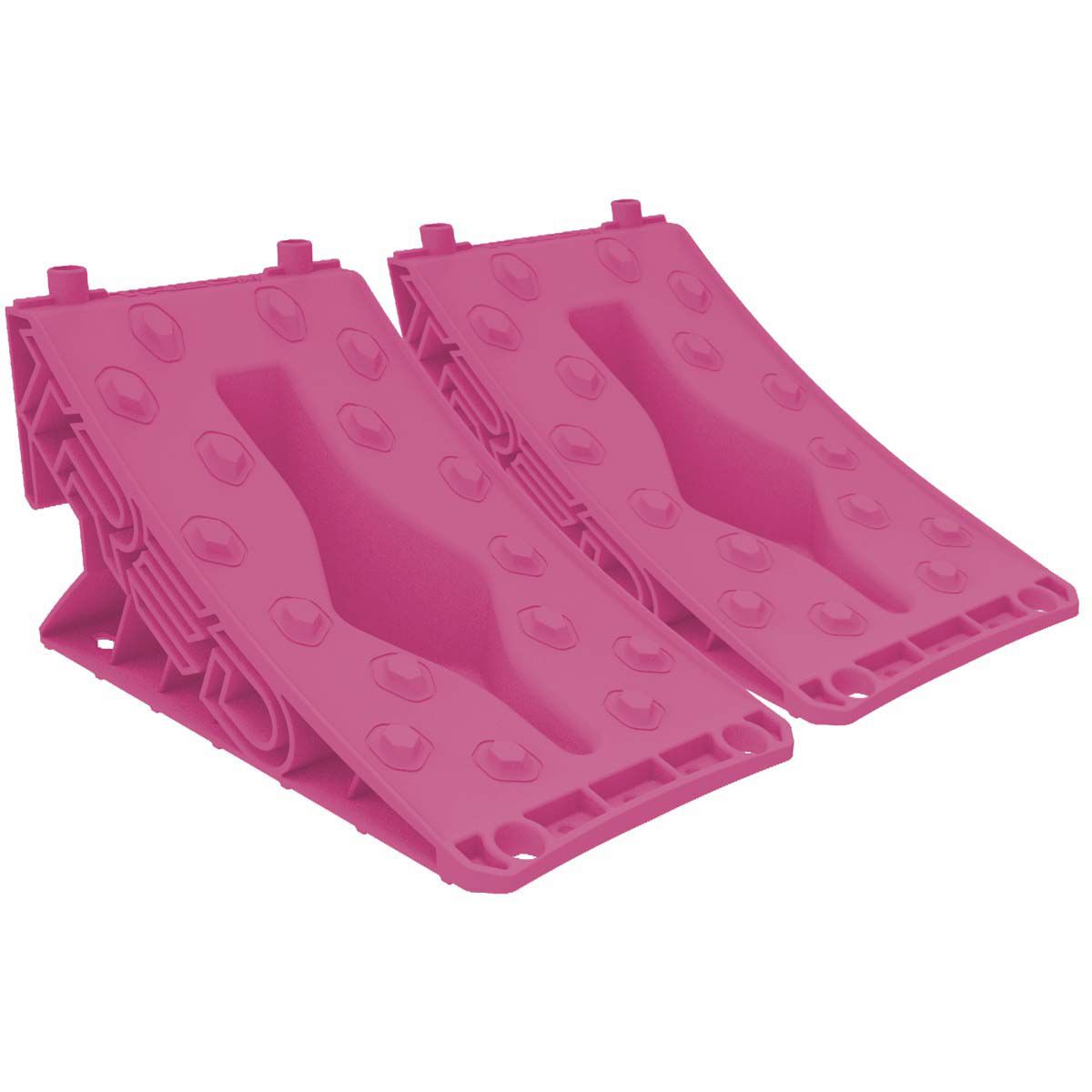 TRED GT Caravan Wheel Chocks Pair Pink BCF