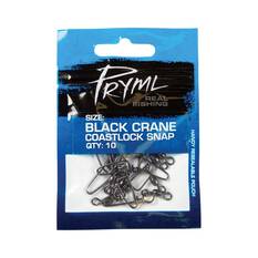 Pryml Black Crane Coastlock Snap Swivel 10 Pack, , bcf_hi-res