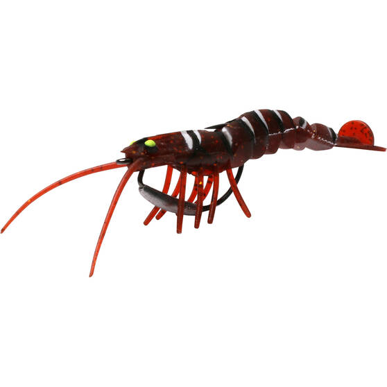 Savage 3D Shrimp Soft Plastic Lure 3.5in Rootbeer, Rootbeer, bcf_hi-res