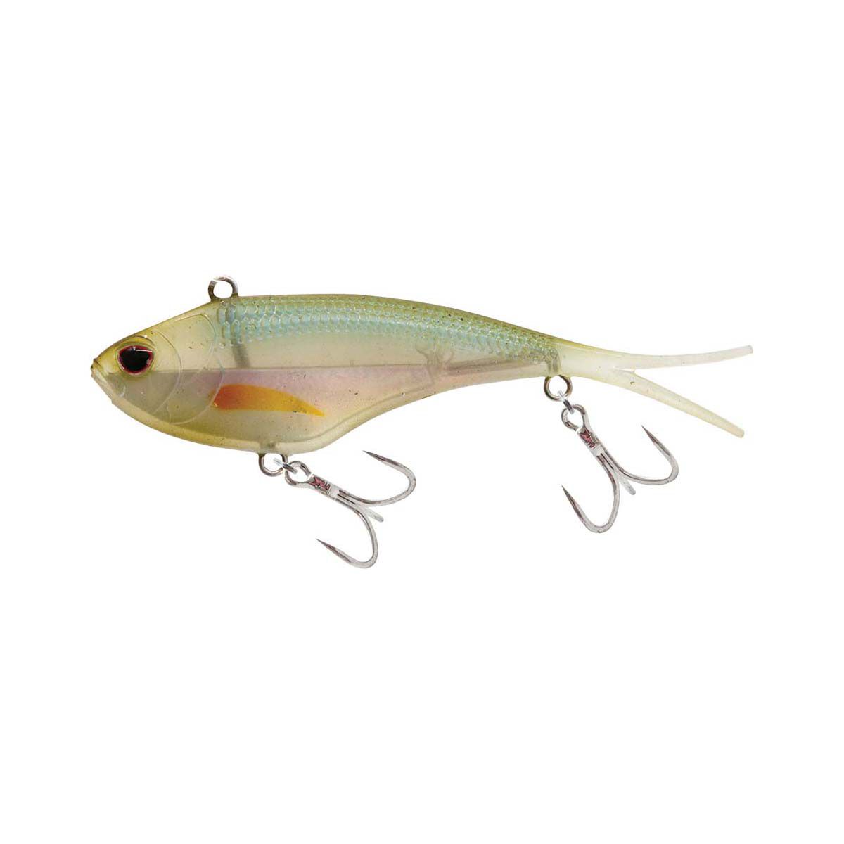 Nomad Vertrex Max Soft Vibe Lure 75mm Aqua Ghost, Aqua Ghost, bcf_hi-res