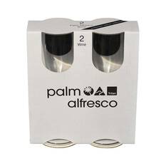 Palm Alfresco Tritan Forever Unbreakable Wine Glass 2 pack, , bcf_hi-res