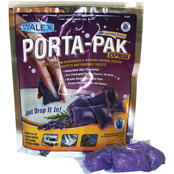 Walex Porta-Pak Toilet Additive Sachets Lavender 15 Pack, , bcf_hi-res