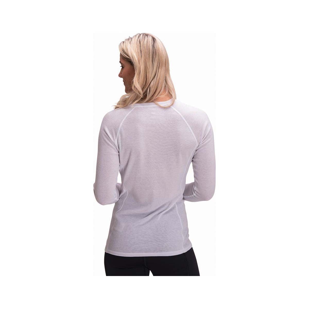 Macpac Women's Geothermal Long Sleeve Top V2 White 14, White, bcf_hi-res