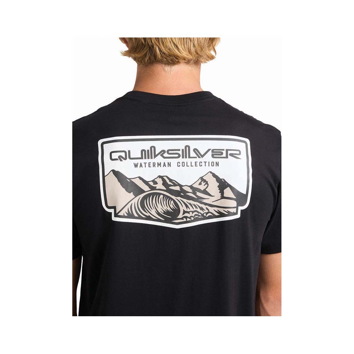 Quiksilver Men&rsquo;s Ground Swells Short Sleeve Tee, Black, bcf_hi-res