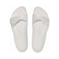 Birkenstock Unisex Madrid Narrow EVA Sandals, White, bcf_hi-res