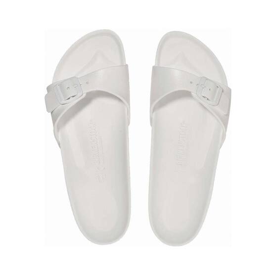 Birkenstock Unisex Madrid Narrow EVA Sandals, White, bcf_hi-res