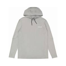 Quiksilver Men’s Hooded Long Sleeve Surf Rashie Sharkskin S, Sharkskin, bcf_hi-res