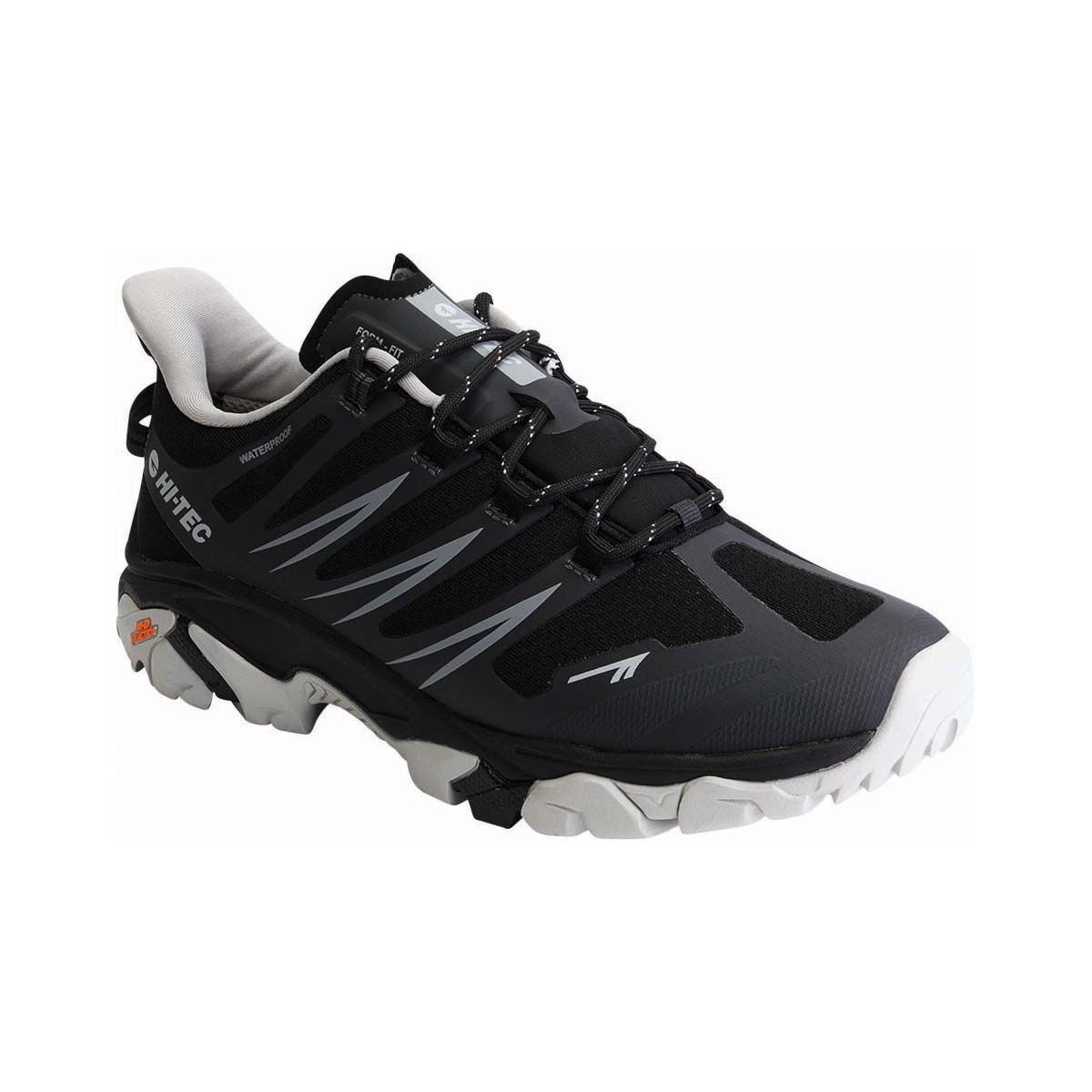Hi-Tec Women&rsquo;s Tarantula Low Waterproof Hiking Shoes Black / Charcoal 6, Black / Charcoal, bcf_hi-res