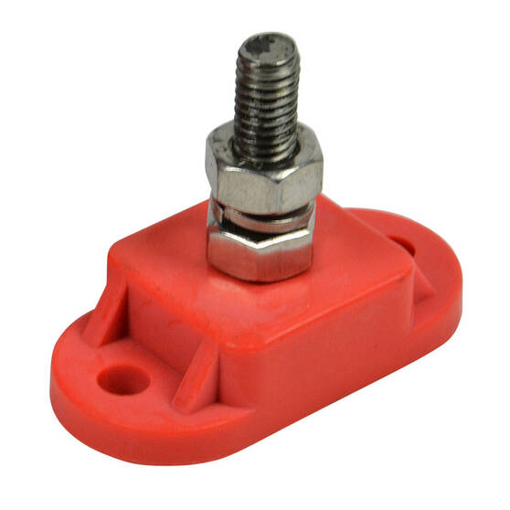 BEP Single Insulated 6mm Stud Red, , bcf_hi-res
