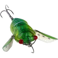 Savage 3D Cicada Surface Lure 4.8cm Green Clear, Green Clear, bcf_hi-res