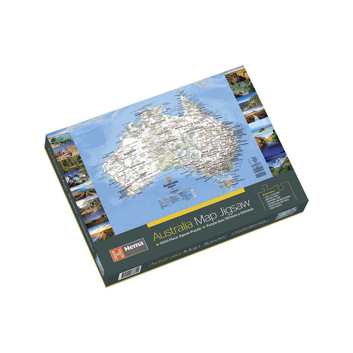Hema Australia Map 1000 Piece Jigsaw, , bcf_hi-res