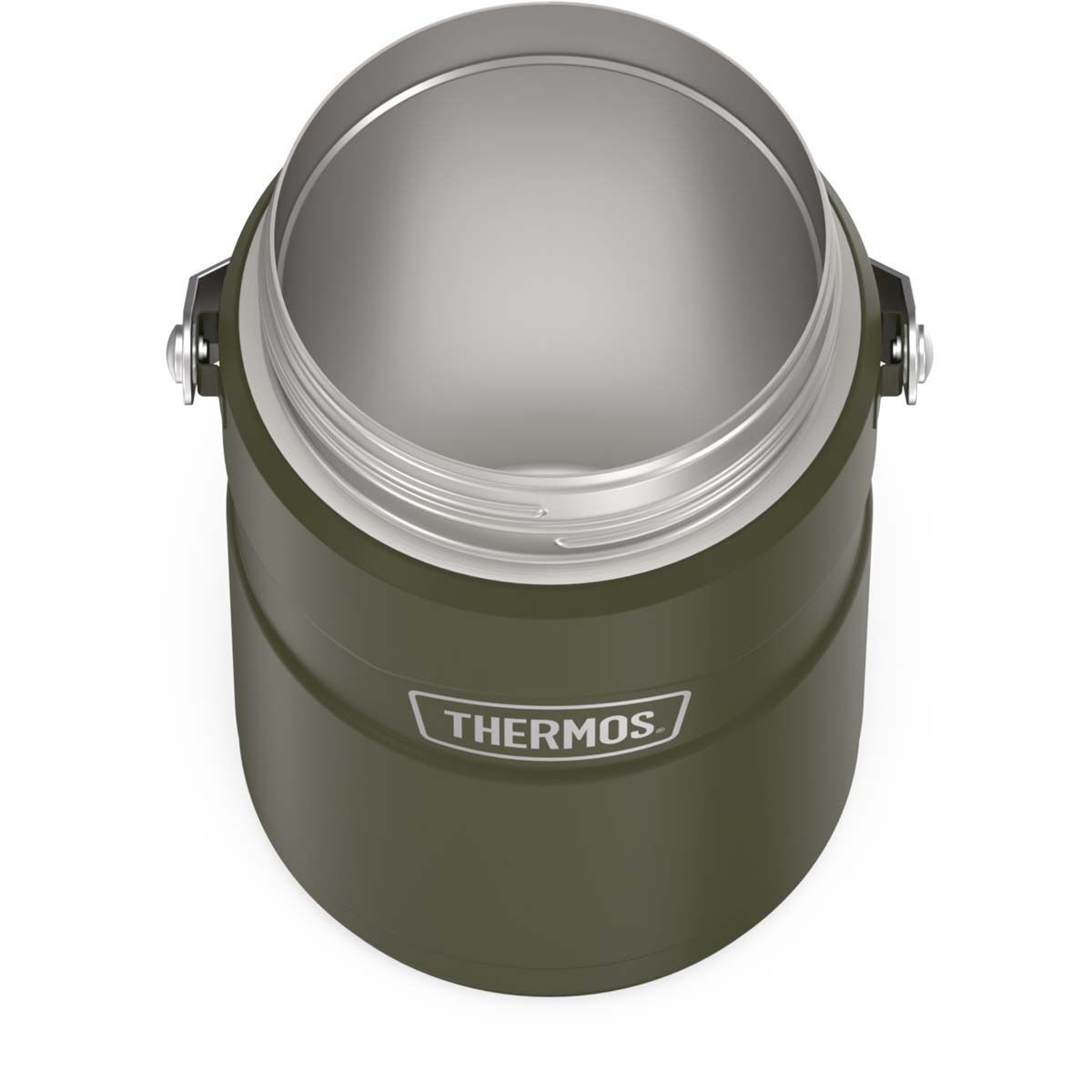 Thermos King Vacuum Insulated Food Jar 1.39L Matte Army, , bcf_hi-res