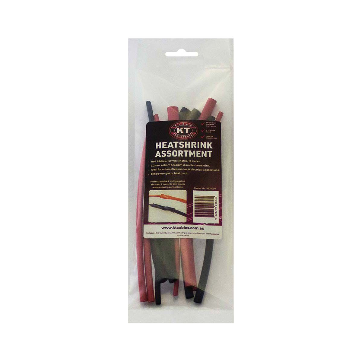KT Cables 3-5mm Assorted Red / Black Heat Shrink, , bcf_hi-res