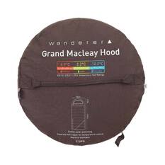 Wanderer Grand Macleay +6.9C Cotton Hooded  Sleeping Bag, , bcf_hi-res