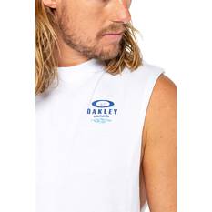 Oakley Men’s Elements Tank, White, bcf_hi-res