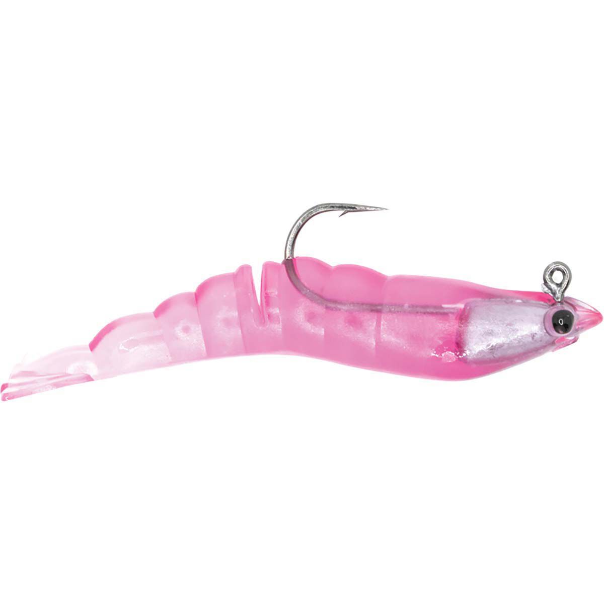 MMD Soft Prawn Medium Soft Plastic Lure 70mm Pink, Pink, bcf_hi-res
