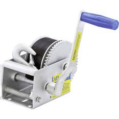 Atlantic Marine Winch 5:1/1:1 Webbing Strap S Hook 7.5m 775kg, , bcf_hi-res