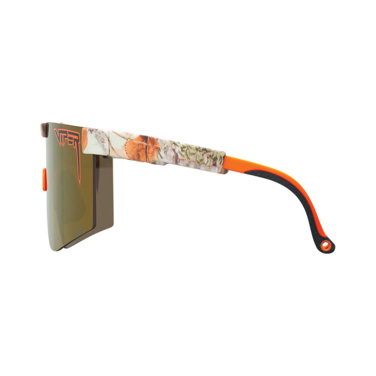 Pit Viper The Actualbush Original Polarised Sunglasses 2.0 Wide Gold, Gold, bcf_hi-res