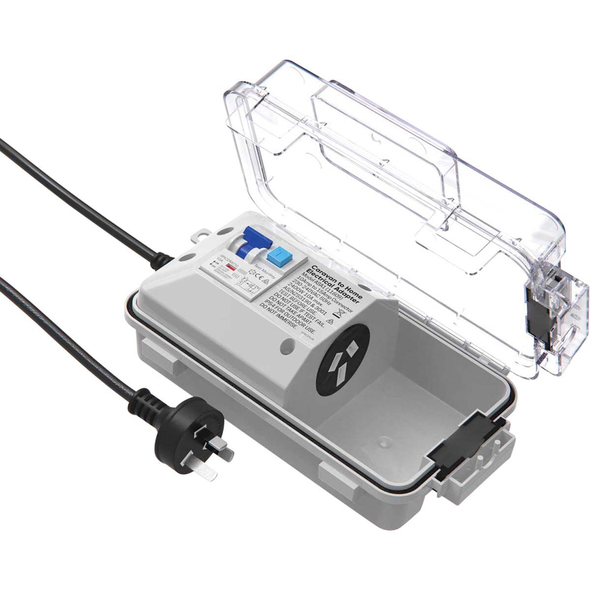 Ampsafe 10-15A Caravan Power Adaptor, , bcf_hi-res