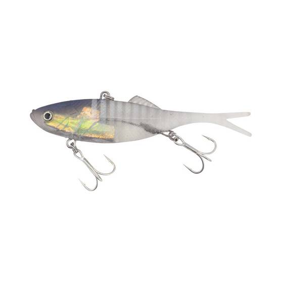 Berkley Shimma Shad Fork Tail Vibe Lure 120mm Clear Herring, Clear Herring, bcf_hi-res