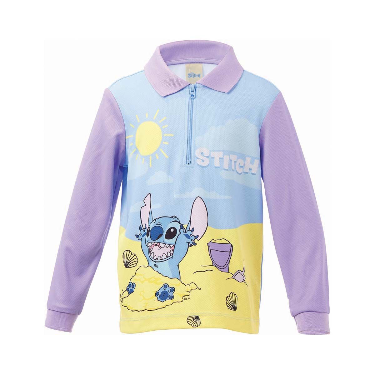 Lilo and Stitch Kids&rsquo; Fishing Shirt Purple 2, Purple, bcf_hi-res
