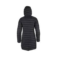 Macpac Women's Uber Light Long Jacket, Black, bcf_hi-res