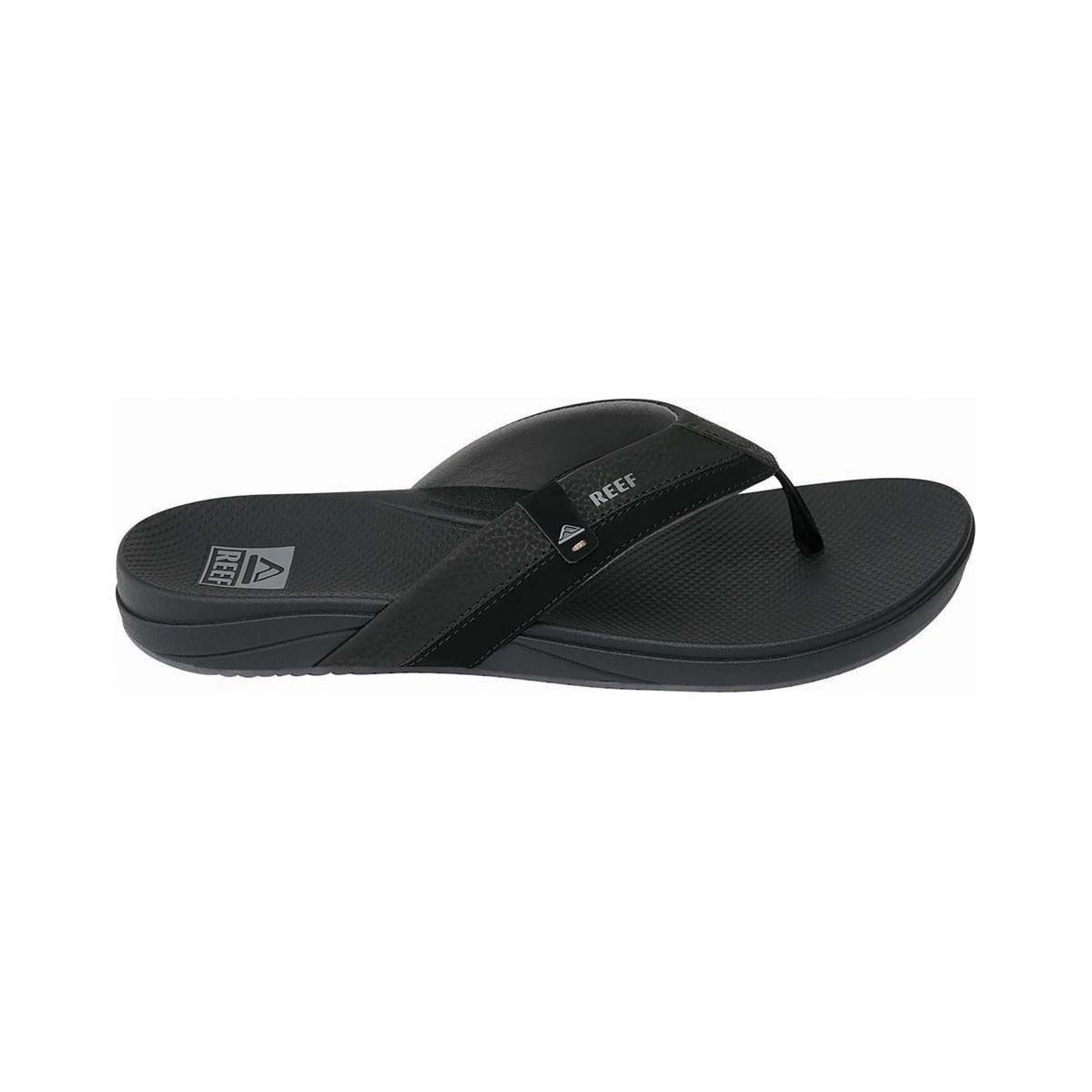 REEF Men's Cushion Spring 2.0 Thongs Black 8, Black, bcf_hi-res