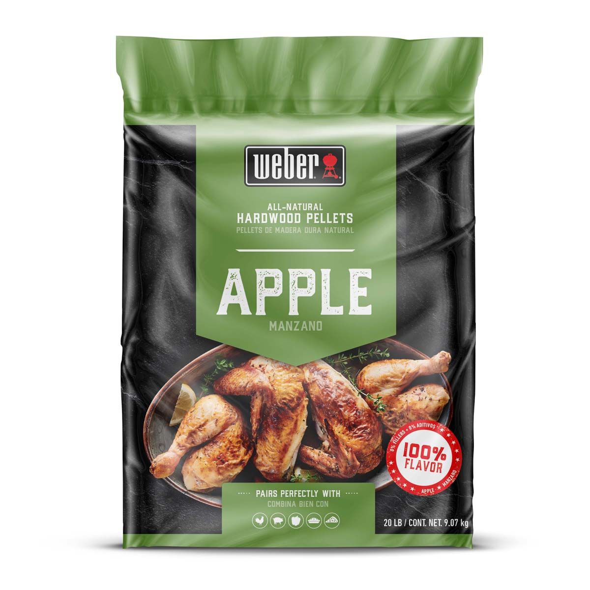 Weber Apple Blend Hardwood Smoking Pellets, , bcf_hi-res