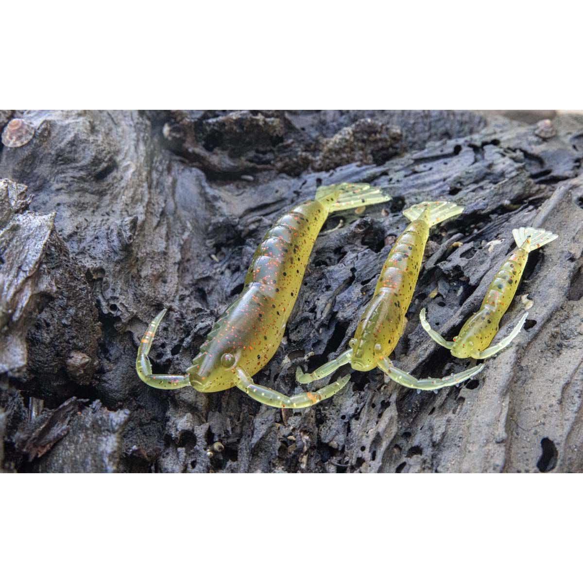 Berkley PowerBait Shrimp Soft Plastic Lure 2in Blue Shiner Gold, Blue Shiner Gold, bcf_hi-res