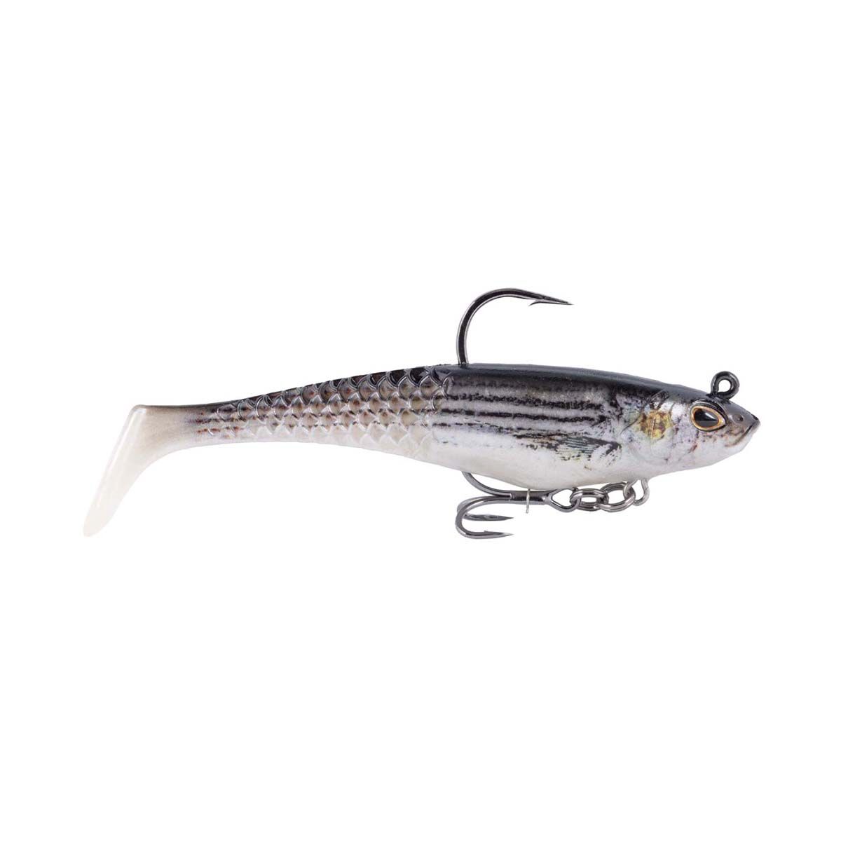 Berkley Powerbait Cullshad Soft Swimbait Lure 8in Mullet, Mullet, bcf_hi-res