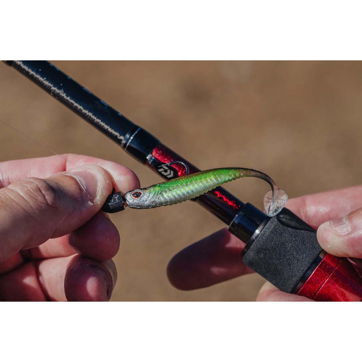 Nomad Live Ops Spectre Minnow Soft Plastic Lure 2.5in Green Wakasagi, Green Wakasagi, bcf_hi-res