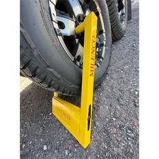 Milenco Trailer Wheel Clamp Yellow, , bcf_hi-res